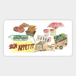 French Market Sticker